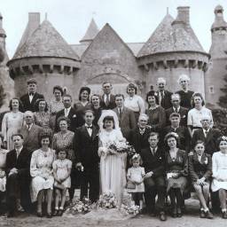 André Marcel ROGERIE et Olga Jeanne MINIER 1945 à Semur-en-Vallon (72)