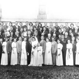 André POUSSET et Fernande TOUCHEFEU le 11/04/1946 à Gorron (53)
