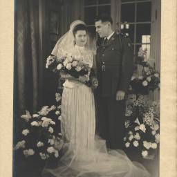 Fernand CREUX et Marie Thérèse BAROT 1948 à Paris 6 (75)