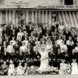 Roger FERMENT et Gisèle BOITOUT 1948 à Berneval-le-Grand (76)