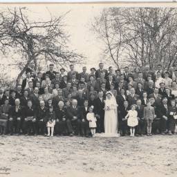 François Armand VIVIER et Louise Eugénie Victorine FOURMOND 1954 à Ceaucé (61)