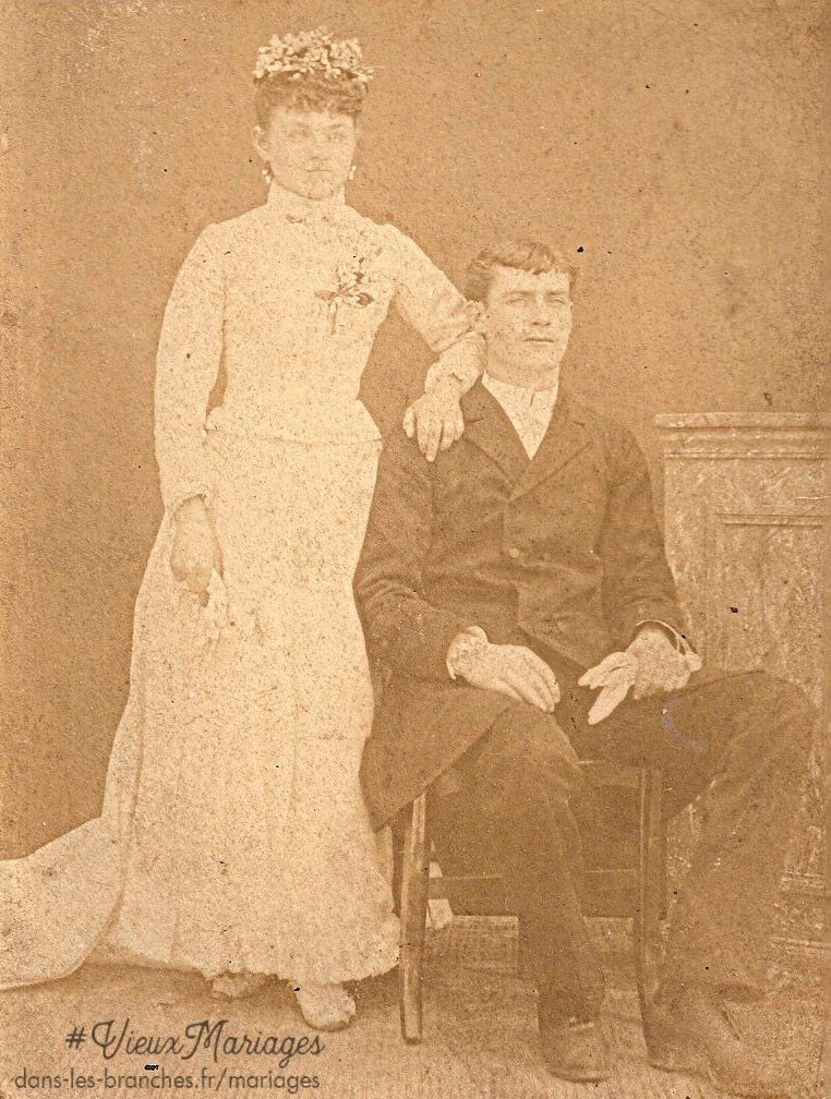 Ernest PAYARD et Julie HARTMANN 1890 à Epernay (51)