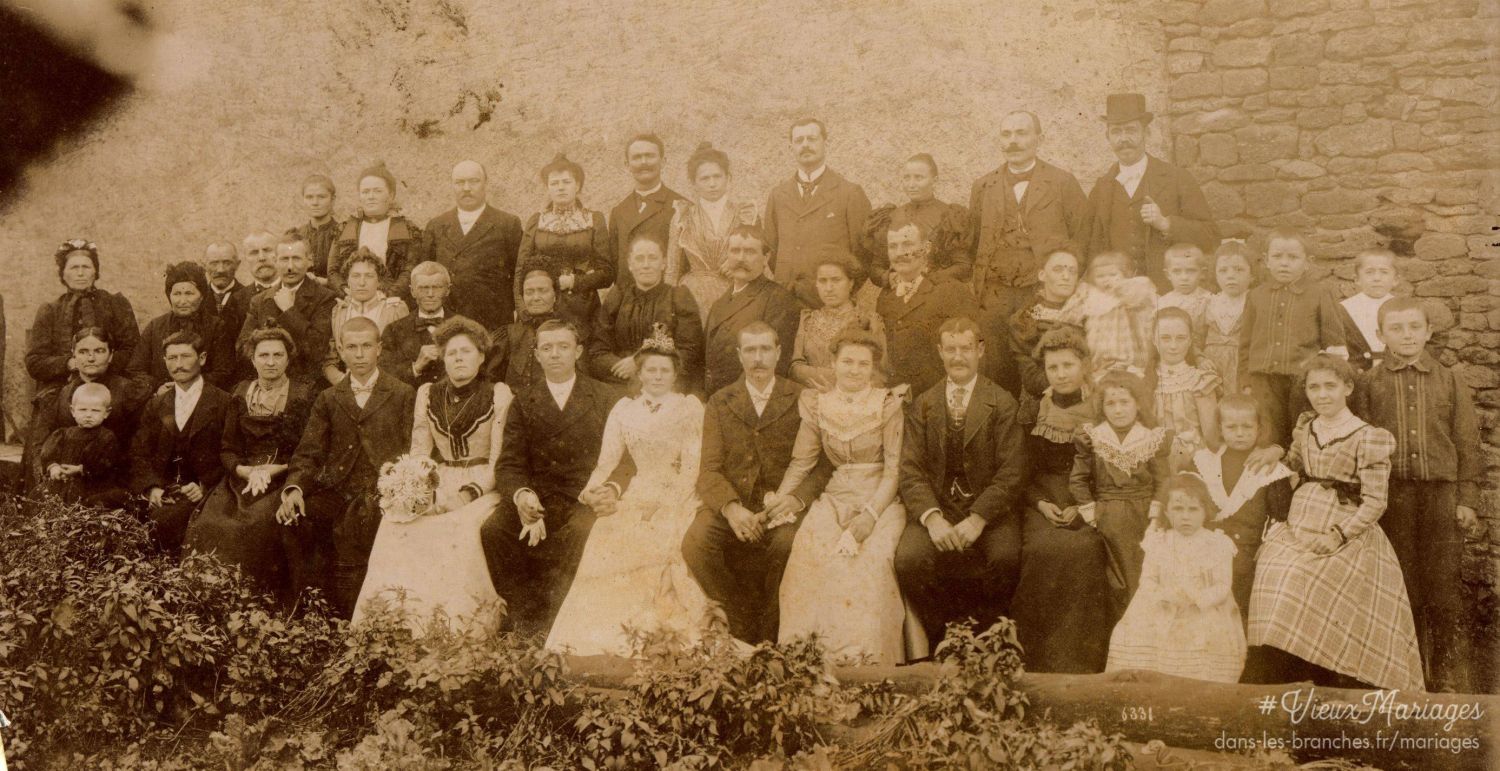 Mariés inconnus 1900 à dans les Vosges (88)