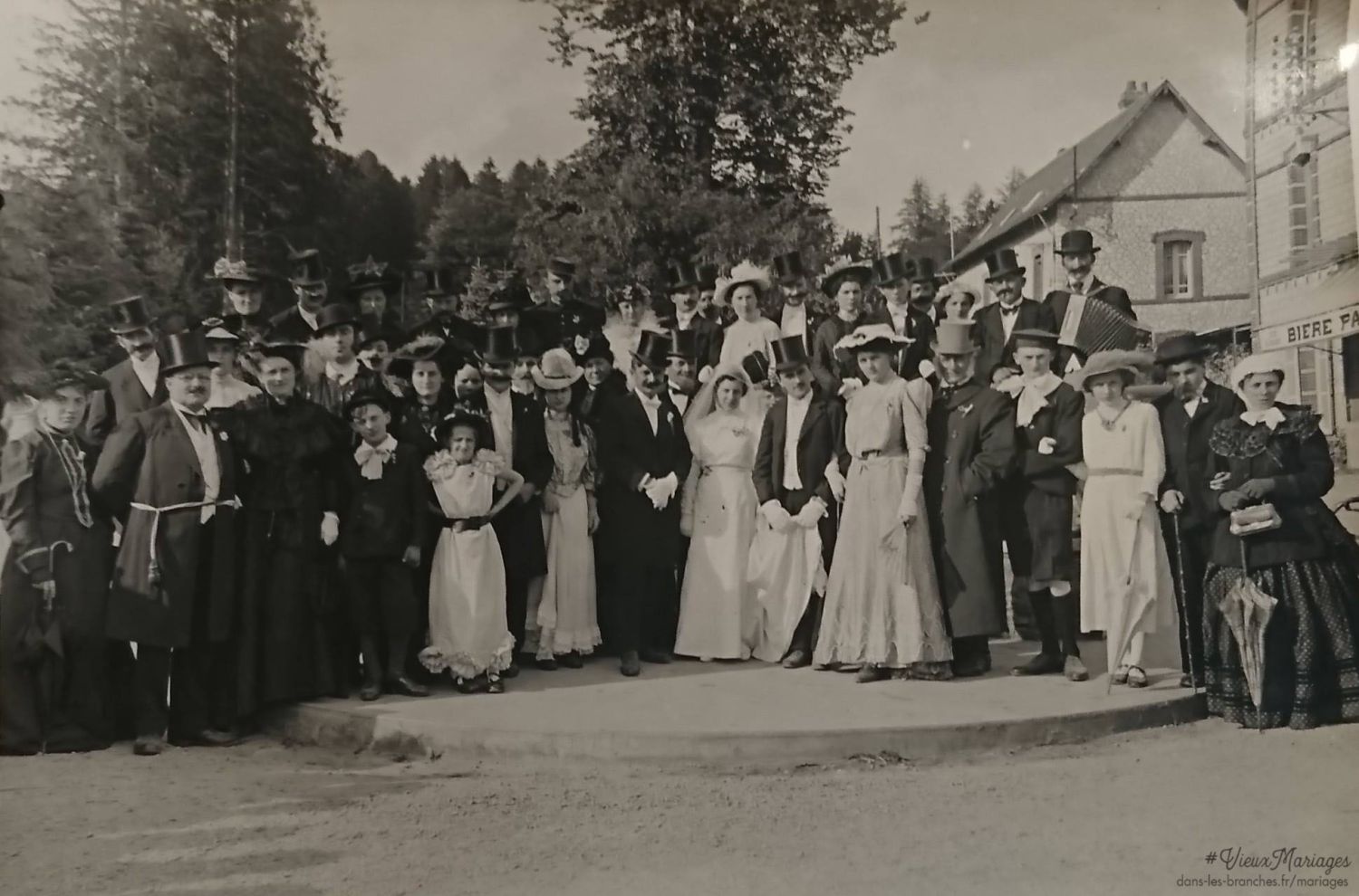 Mariés inconnus 1900 à Bagnoles-de-l'Orne (61)