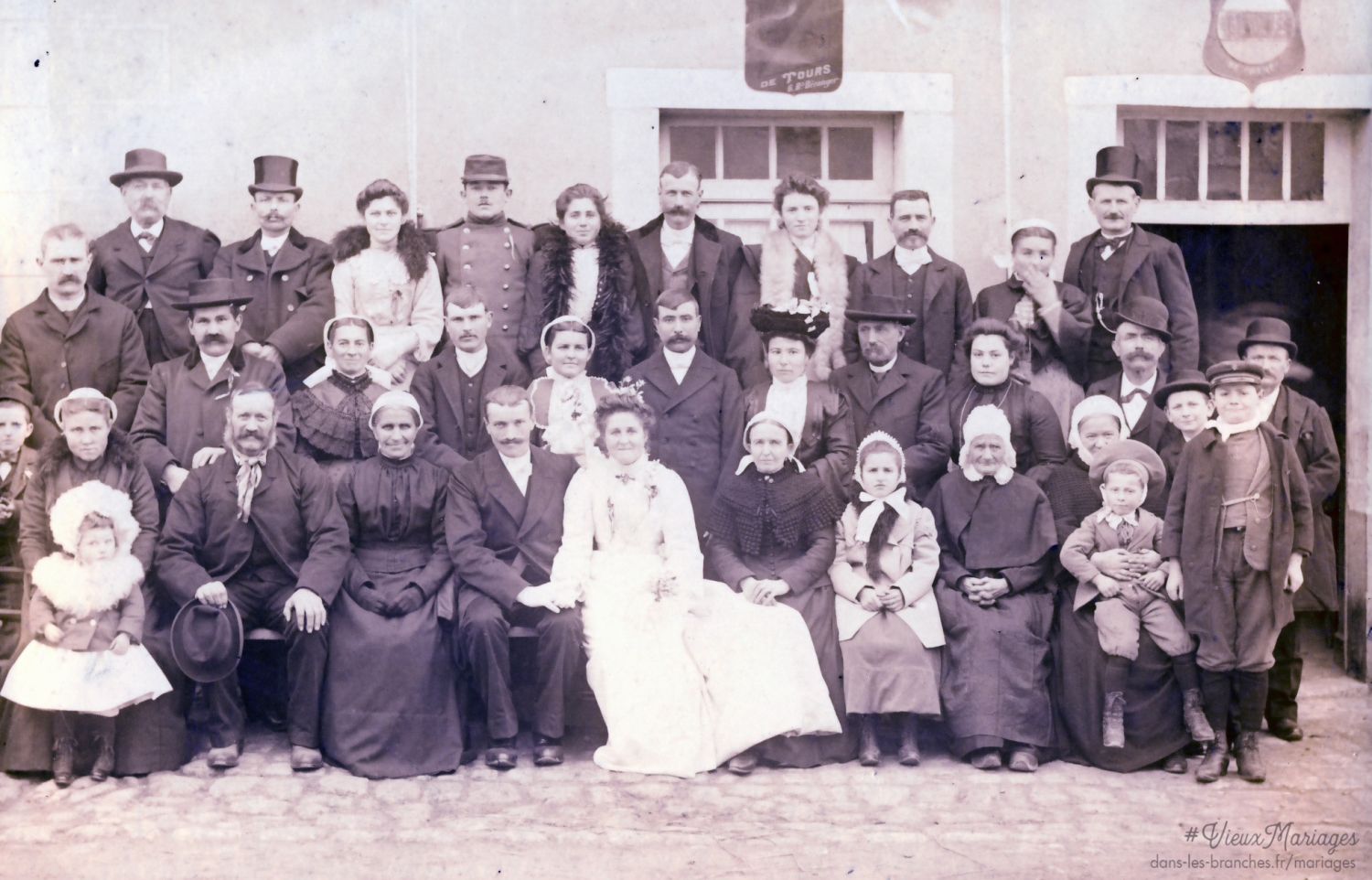 Mariés inconnus 1900