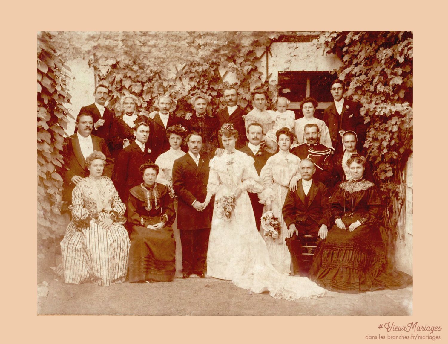 Mariés inconnus 1900