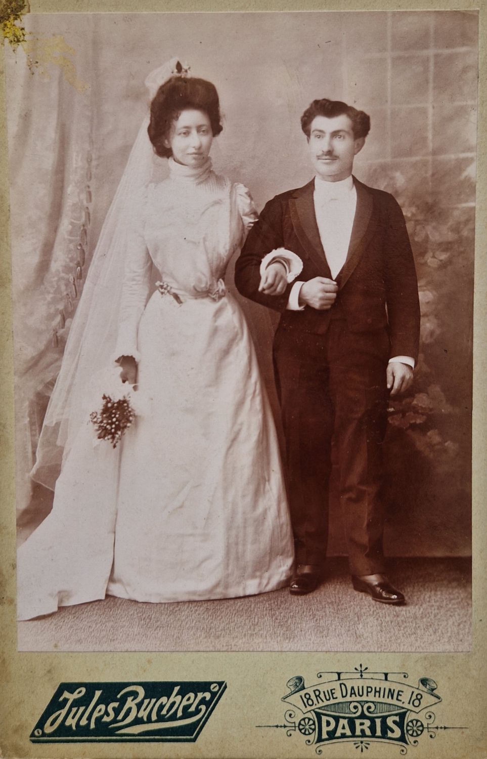 Mariés inconnus 1900 à Paris (75)