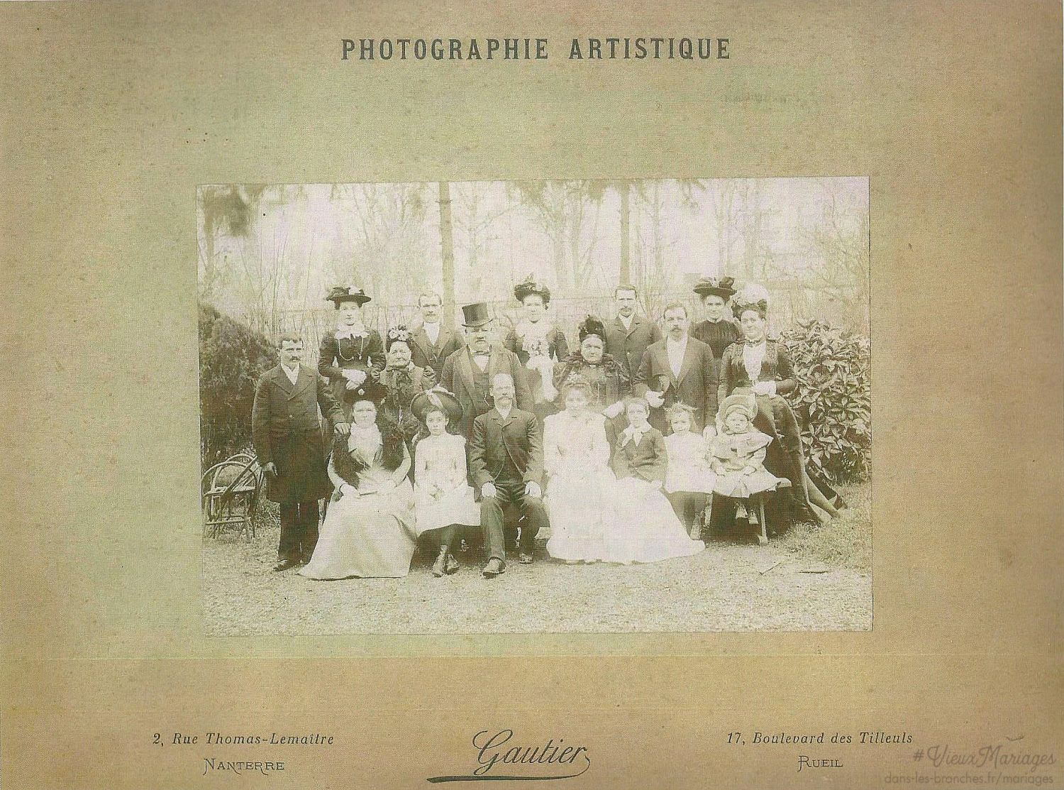 Vincent LE PAPE et Marie Yvonne TURQUET 1902 à Nanterre (92)