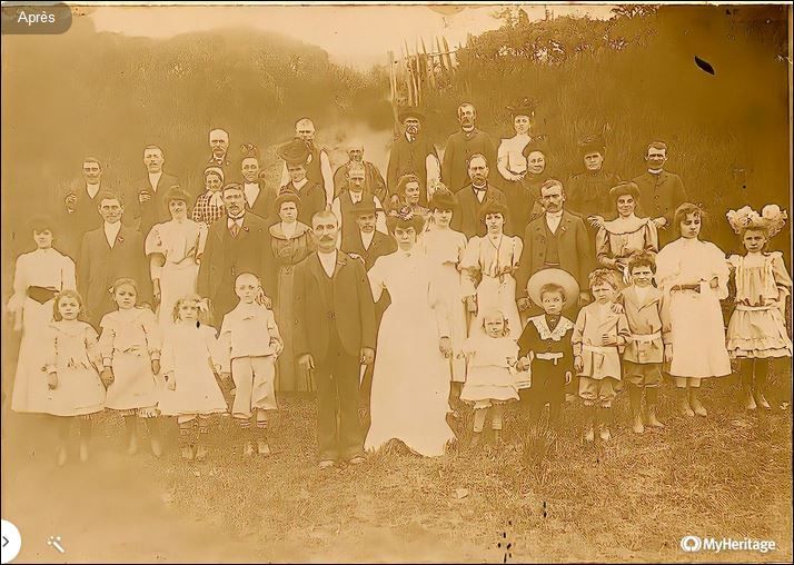 Gilbert SAUTEROT et Annette SAUVANET 1906 à Saint-Éloy-les-Mines (63)