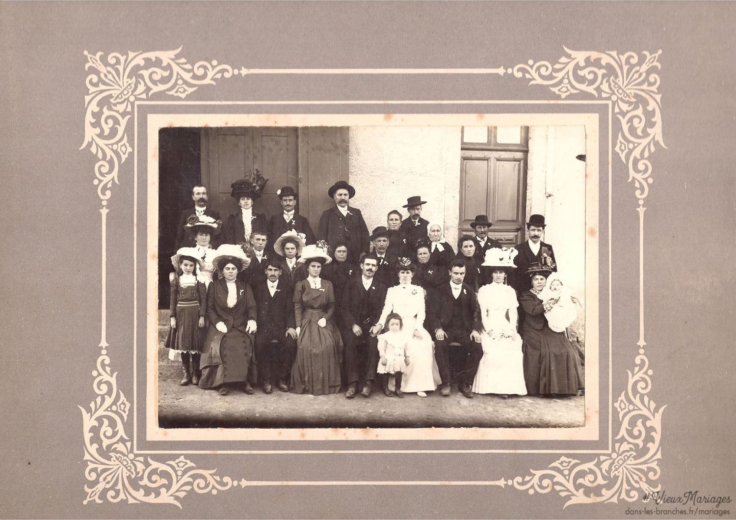 Antoine GAUME et Adrienne HUGUET 1909 à Saint-Eloy-les-Mines (63)