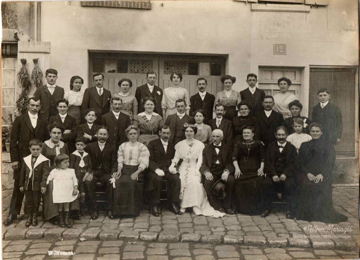 Mariés inconnus 1910