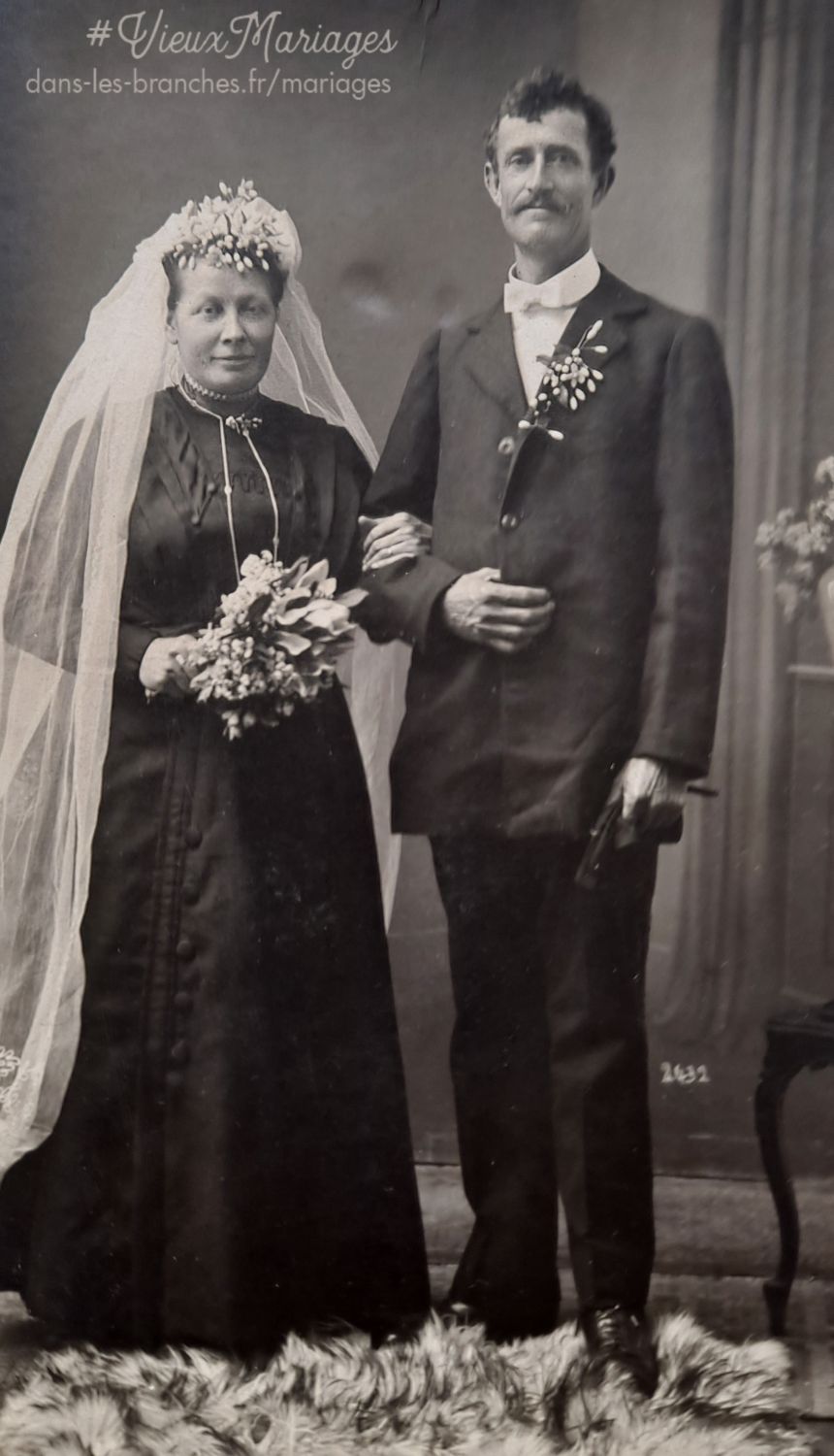 Mariés inconnus 1910 à Oberbronn (67)