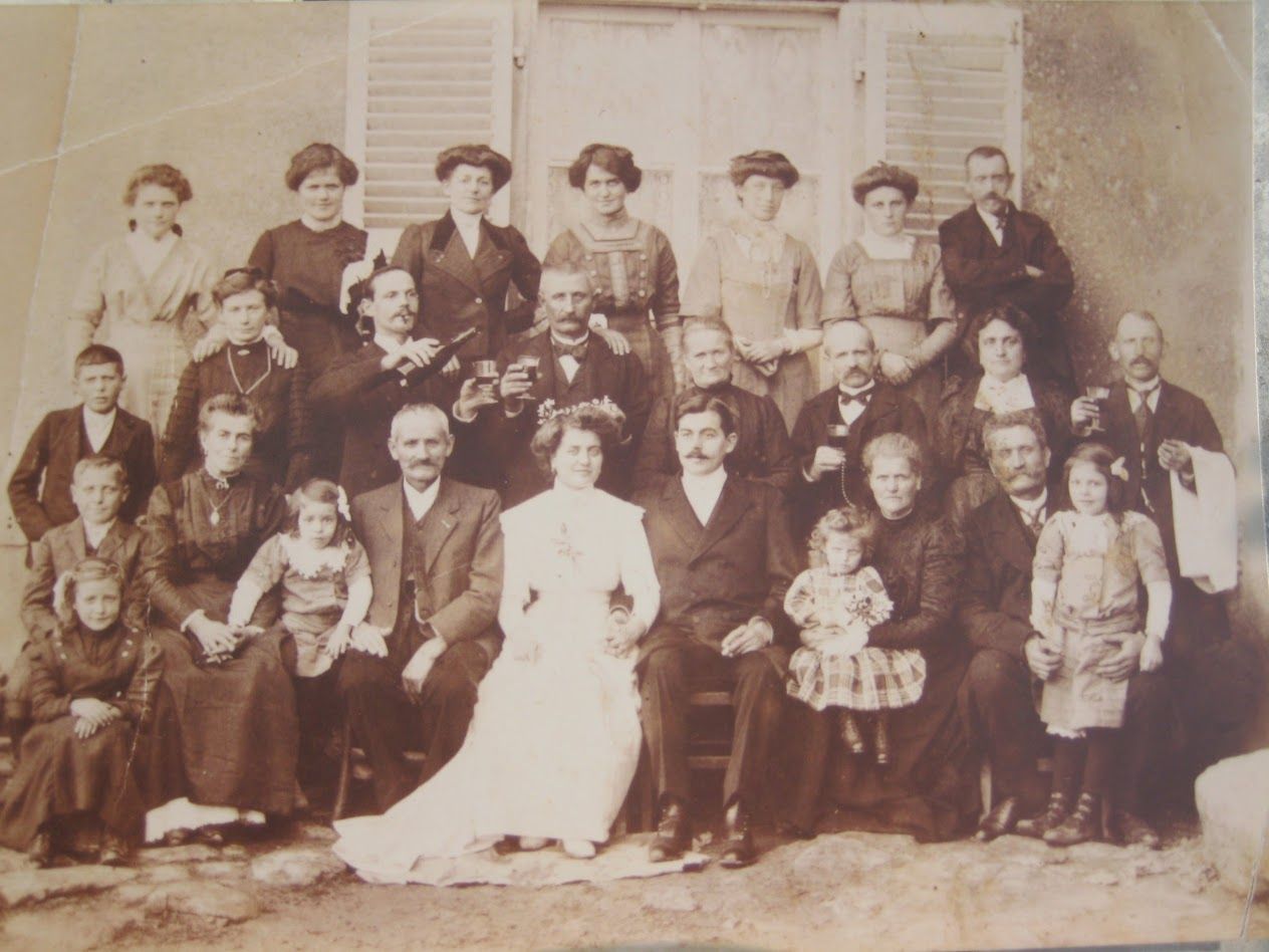 Alfred MEYER et Julia GUILLAUME 1911 à Preutin-Higny (54)
