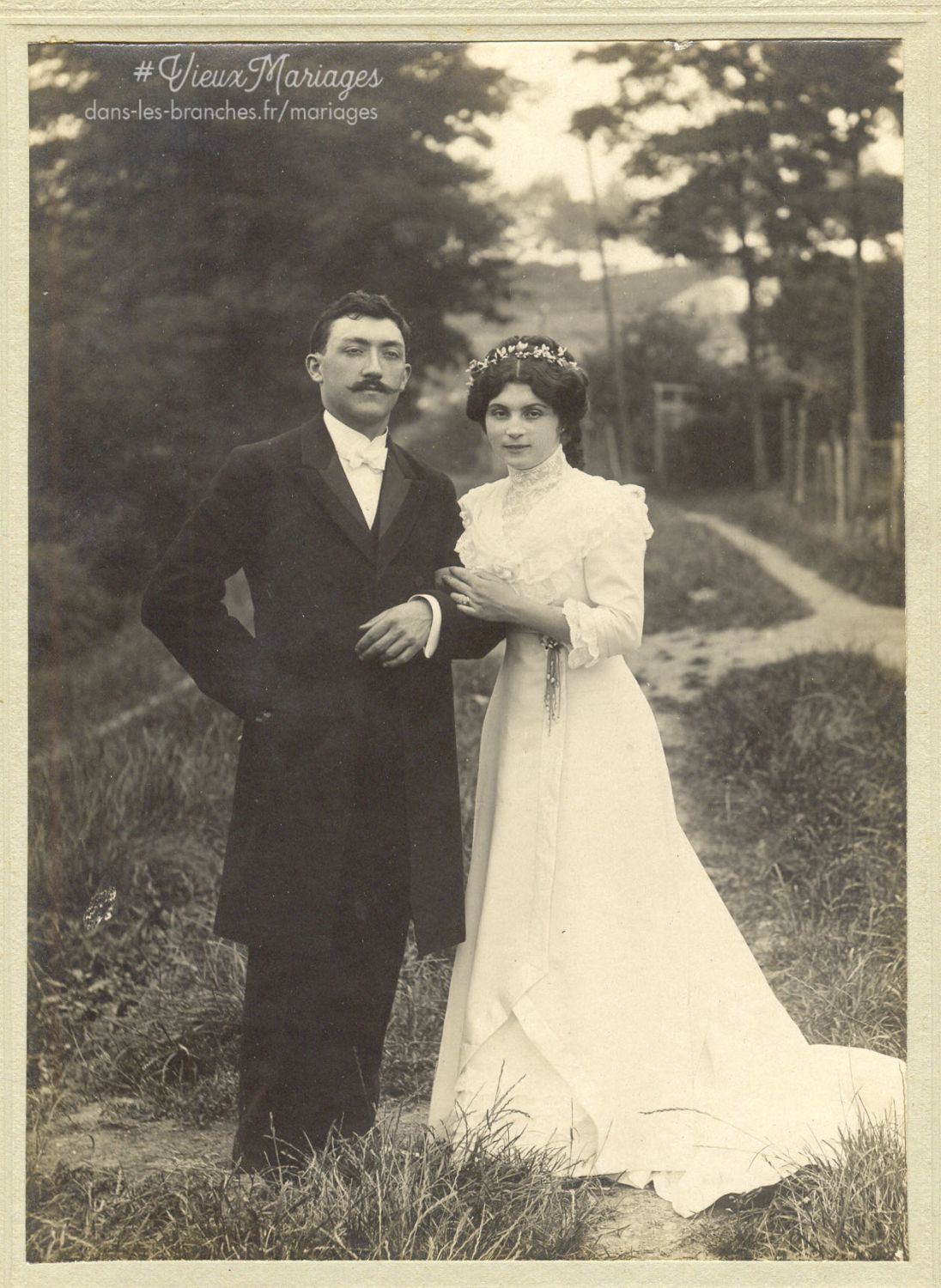 Alfred GOUGEON et Marcelle PICHOT le 07/09/1912 à Arcueil-Cachan (94)