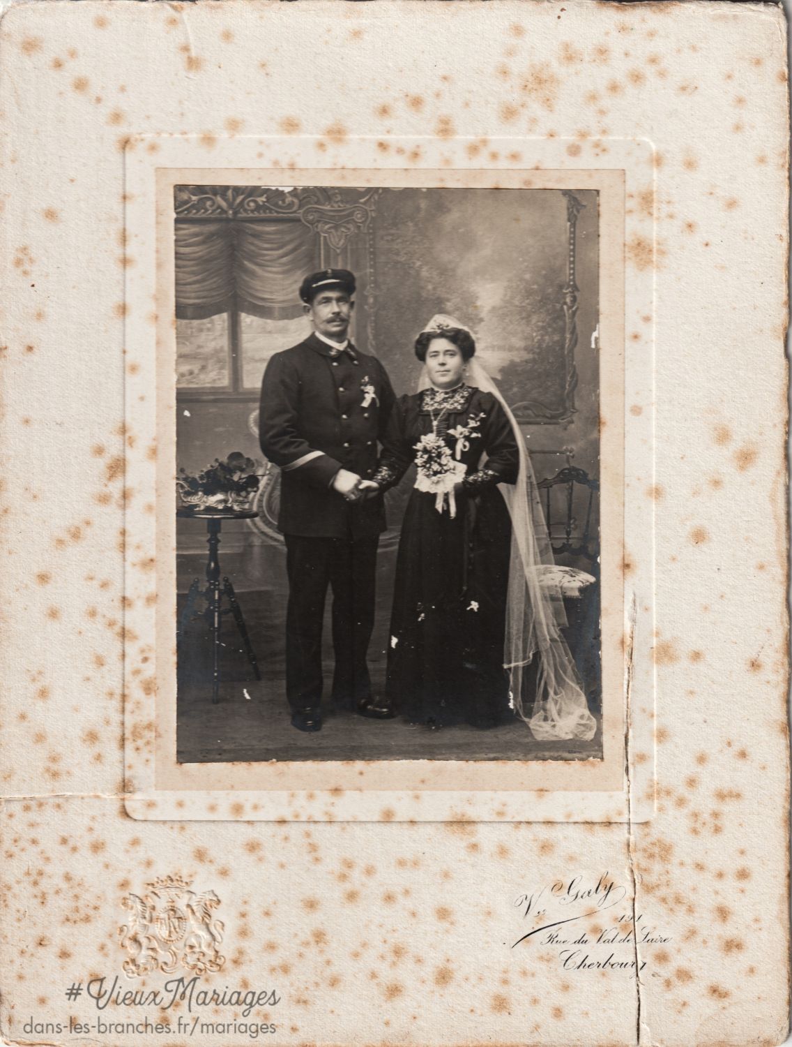 Eugène CAMELOT et Marie LEJUEZ 1912 à Équeurdreville (50)