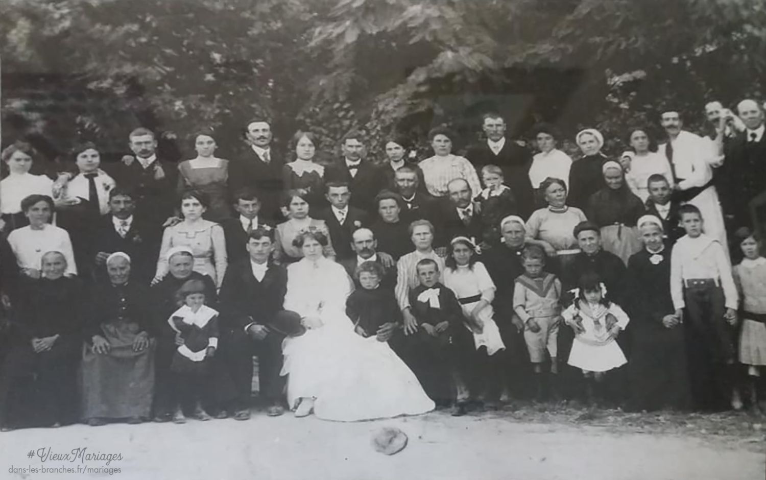 Georges BLERON et Pauline HUGUET 1913 à Vineuil (36)