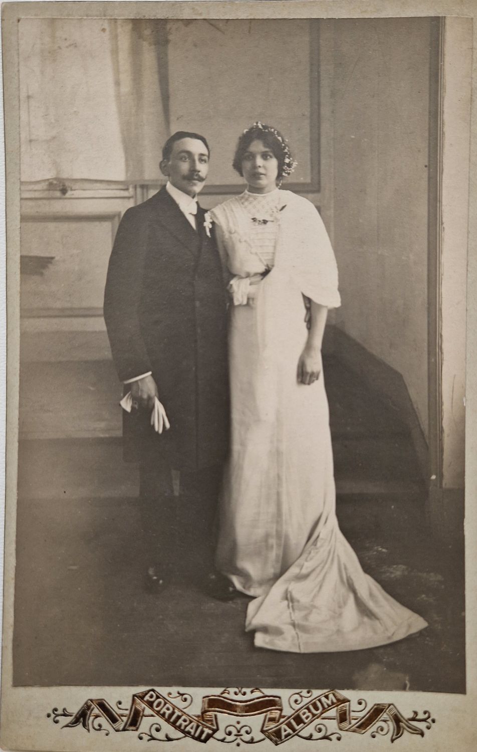 Ernest GESSON et Georgette FORTIER 1913 à Neuilly-sur-Marne (93)