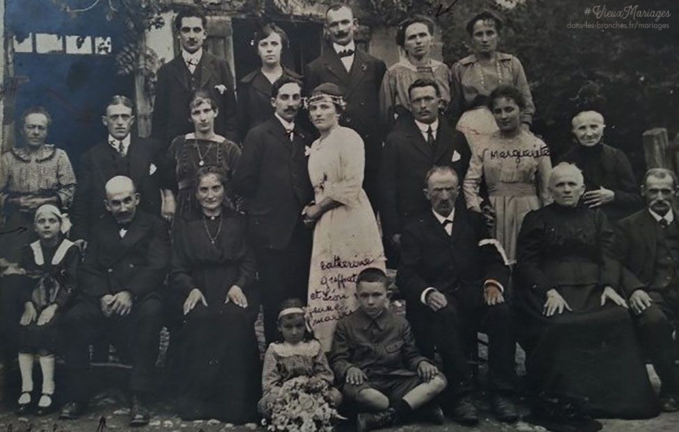 Léon Pierre JULIEN et Florentine Catherine GREPPAT 1919 à Romagnieu (38)
