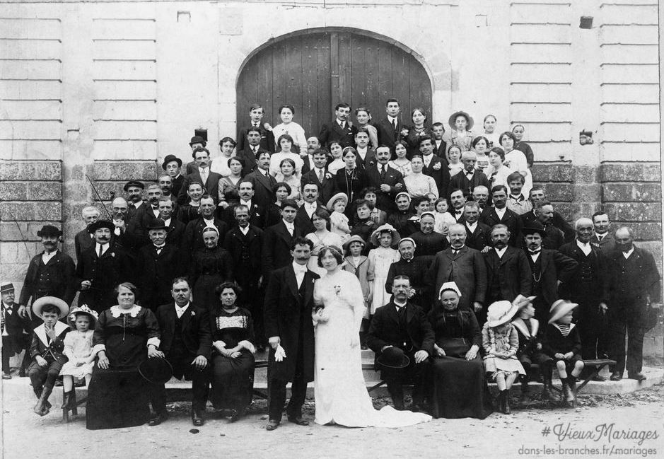 Mariés inconnus 1920 à La Garnache (85)
