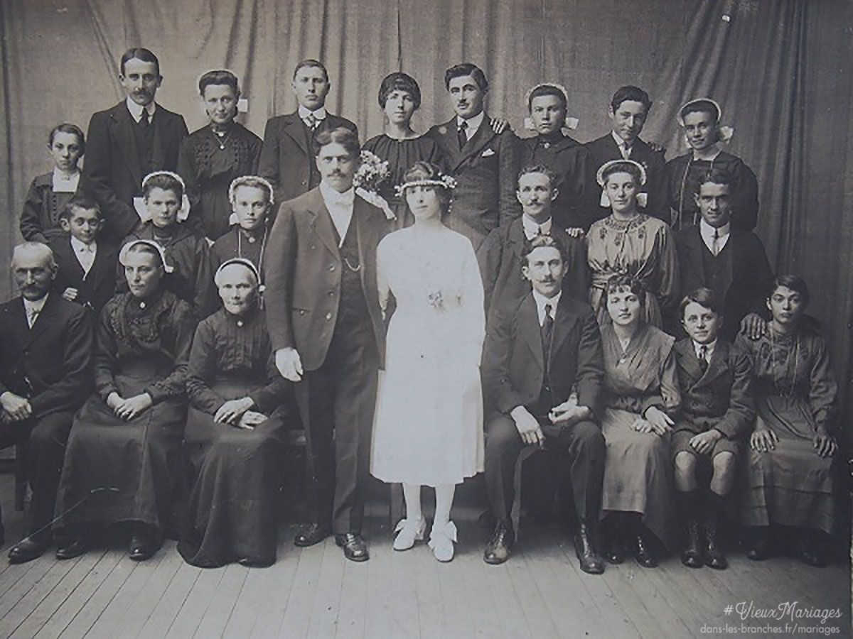 Félix DENIEL et Marie Eugénie DUPIN 1920 à Châteaubriant (44)