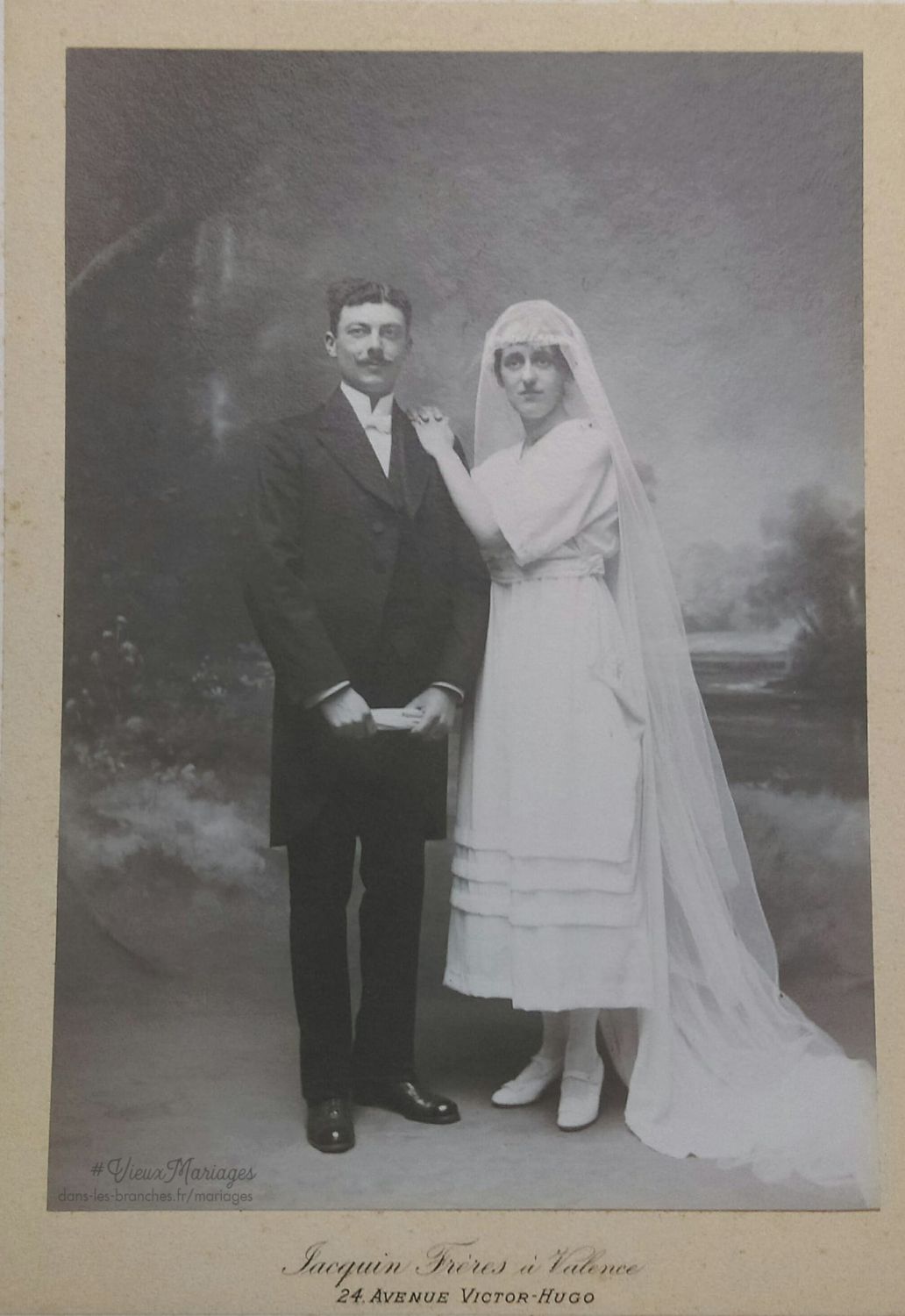 Eugène Louis BRAZIER et Anaïs Jeanne Marie DARD 1920 à Valence (26)
