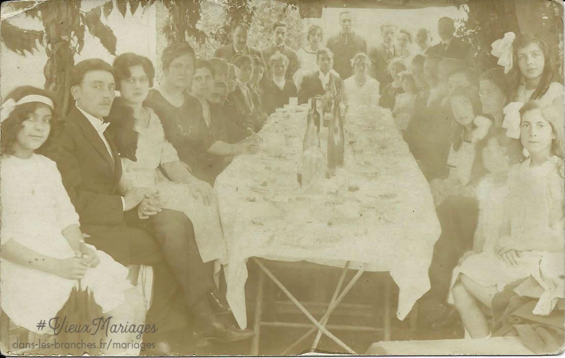 Alphonse LAURENT et Yvonne JOSÉ 1920 à Nanterre (92)