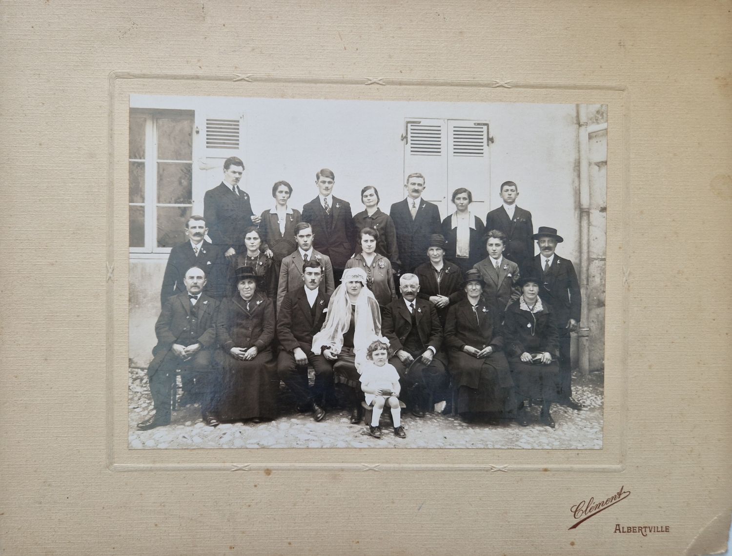 Mariés inconnus 1920 à Albertville (73)