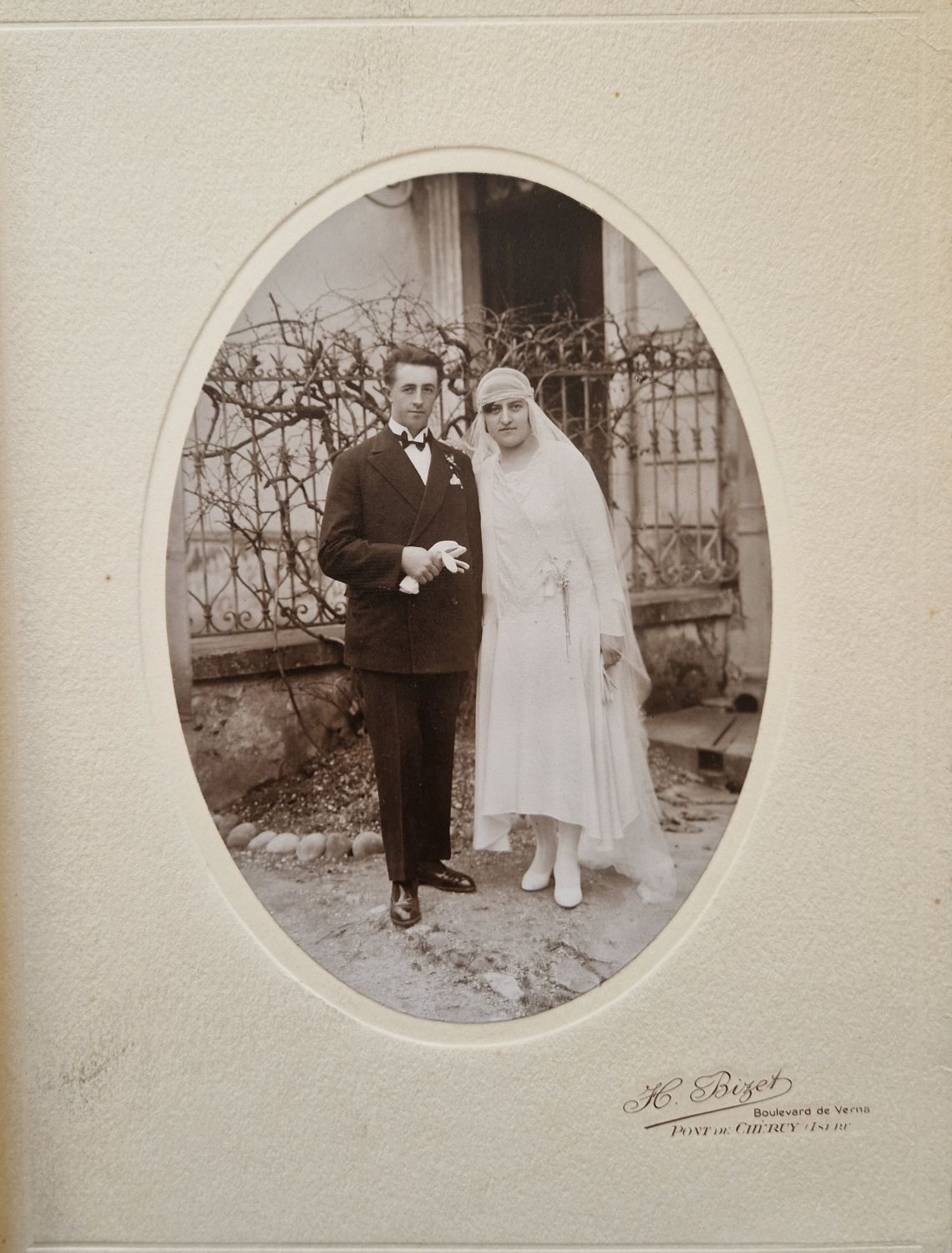Mariés inconnus 1920 à Pont-de-Chéruy (38)
