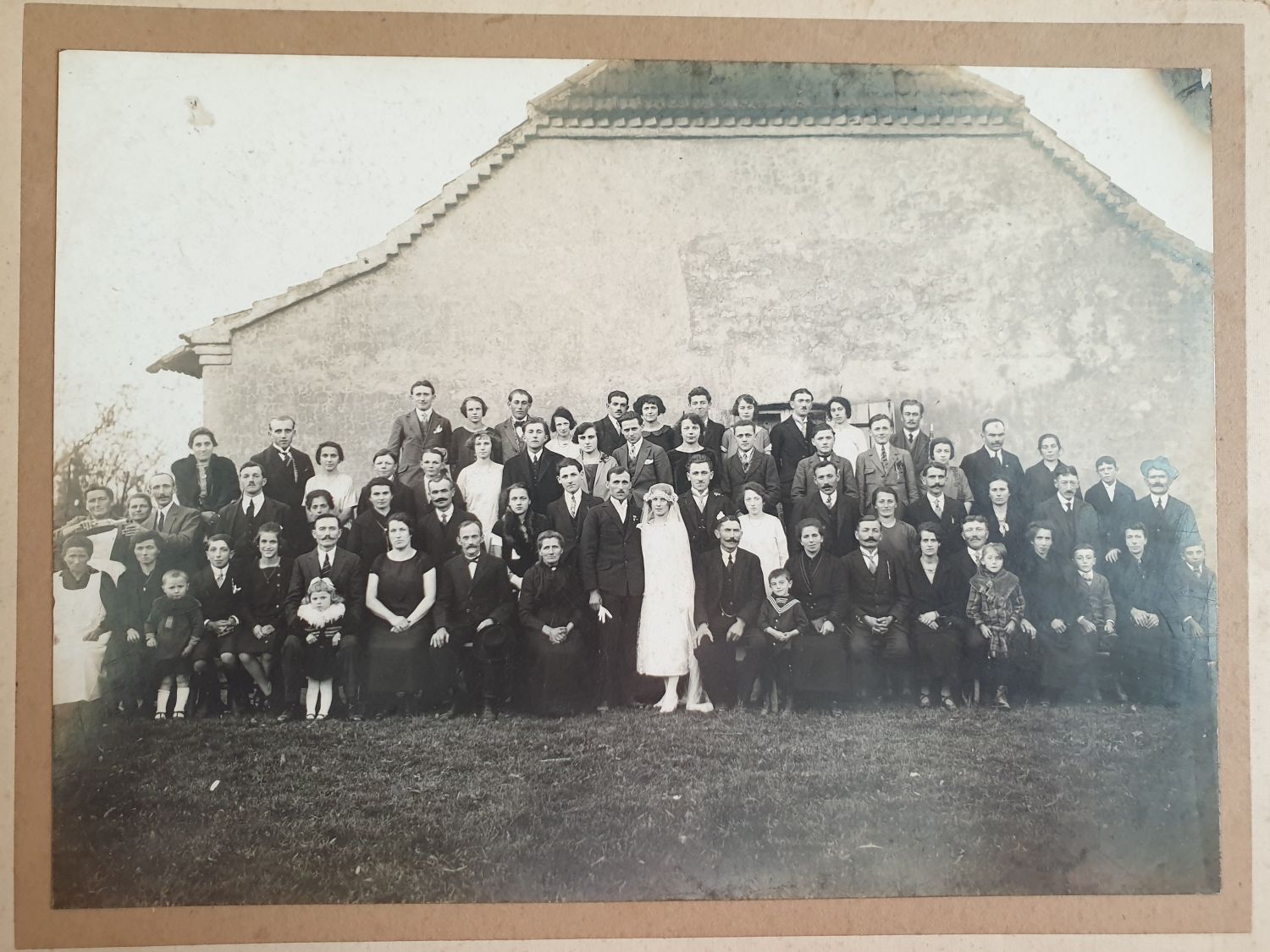 Mariés inconnus 1920 à Mervans (71)