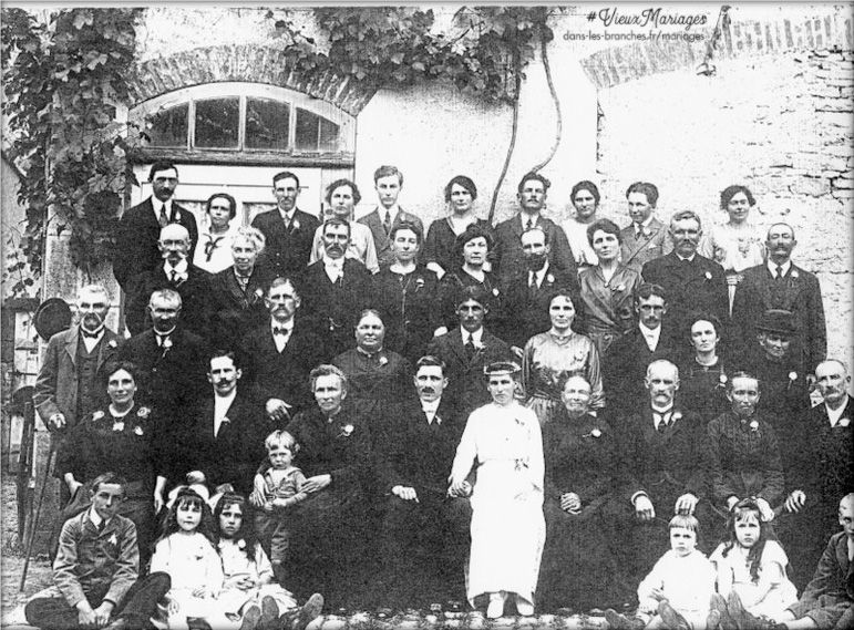 Robert SALLÉ et Juliette THOMAS le 06/08/1921 à Billy-sur-Oisy (58)