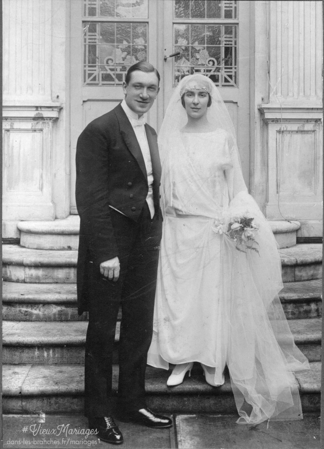 Joseph SCALABRE et Yvonne POINTIER 1923 à Amiens (80)