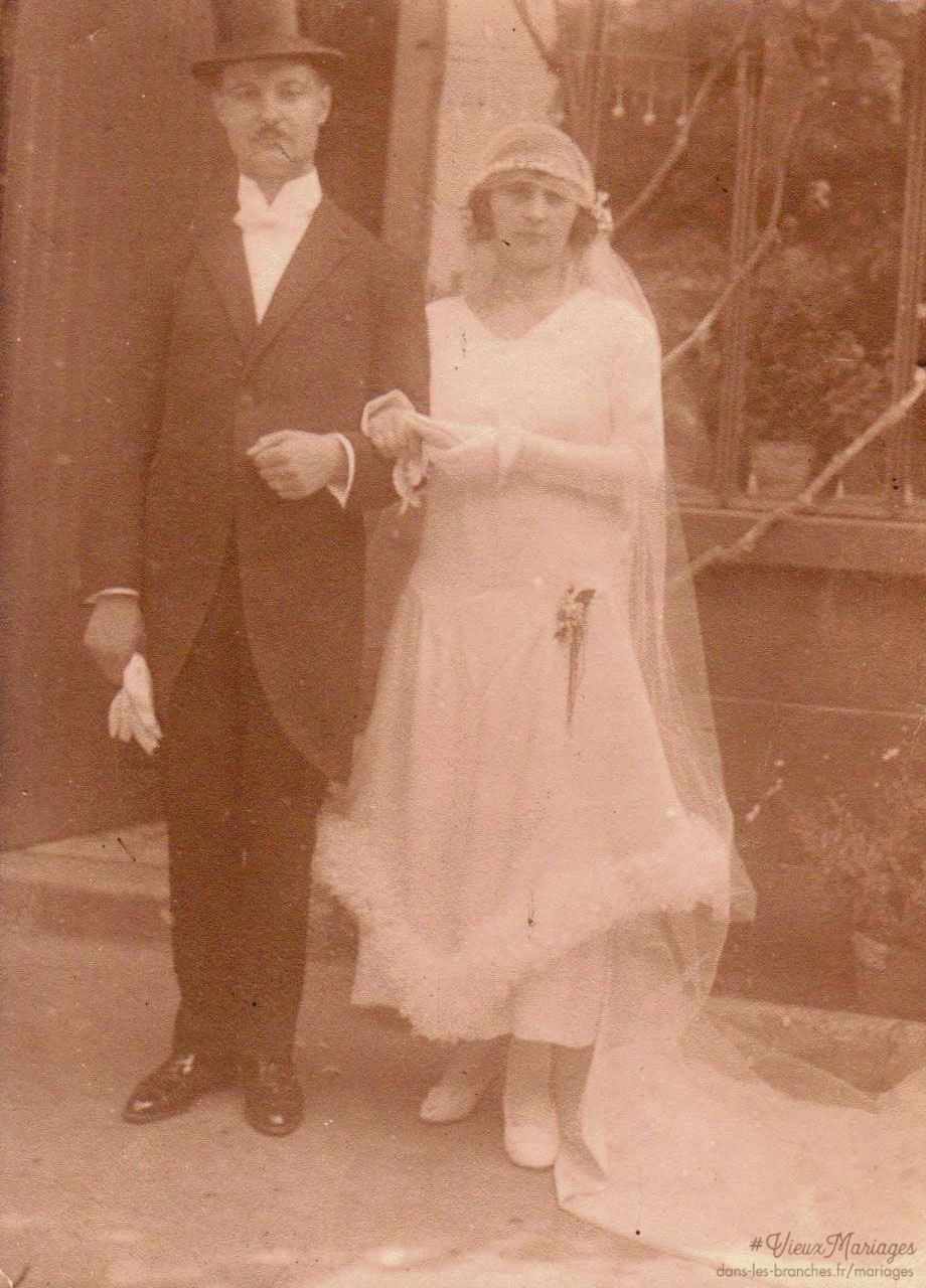 Georges VILETTE et Clémence CARON le 08/11/1924 à Montigny-en-Ostrevent (59)