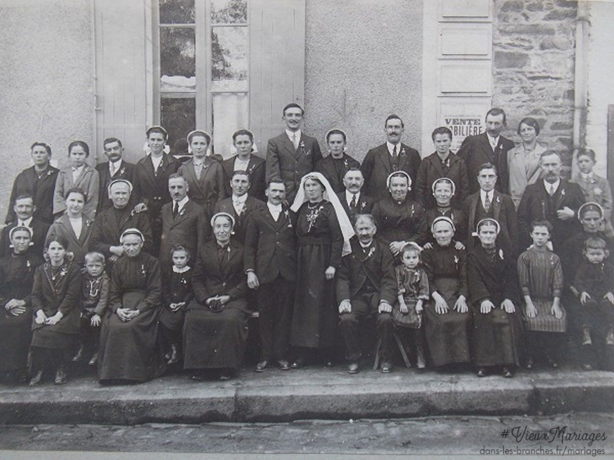 Alexandre HUARD et Agnès DENIEL 1924 à Rougé (44)