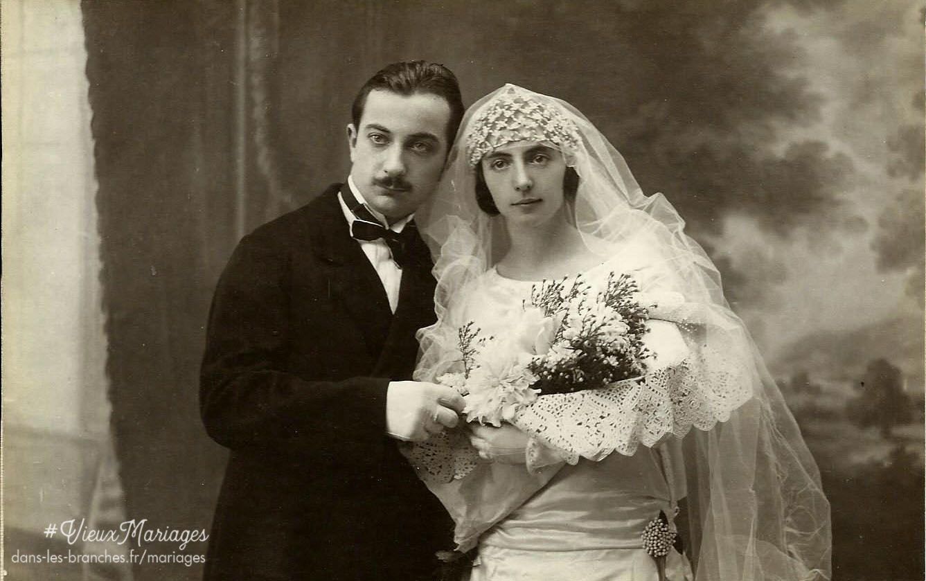 Charles LAURENT et Marcelle JOSÉ 1924 à Nanterre (92)