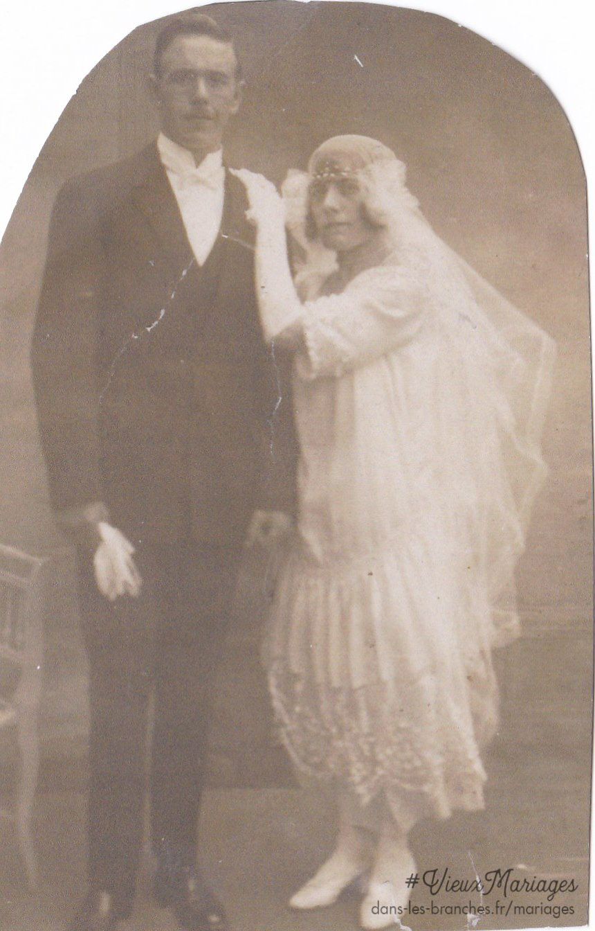 Mariés inconnus 1925 à dans l'Aisne (02)