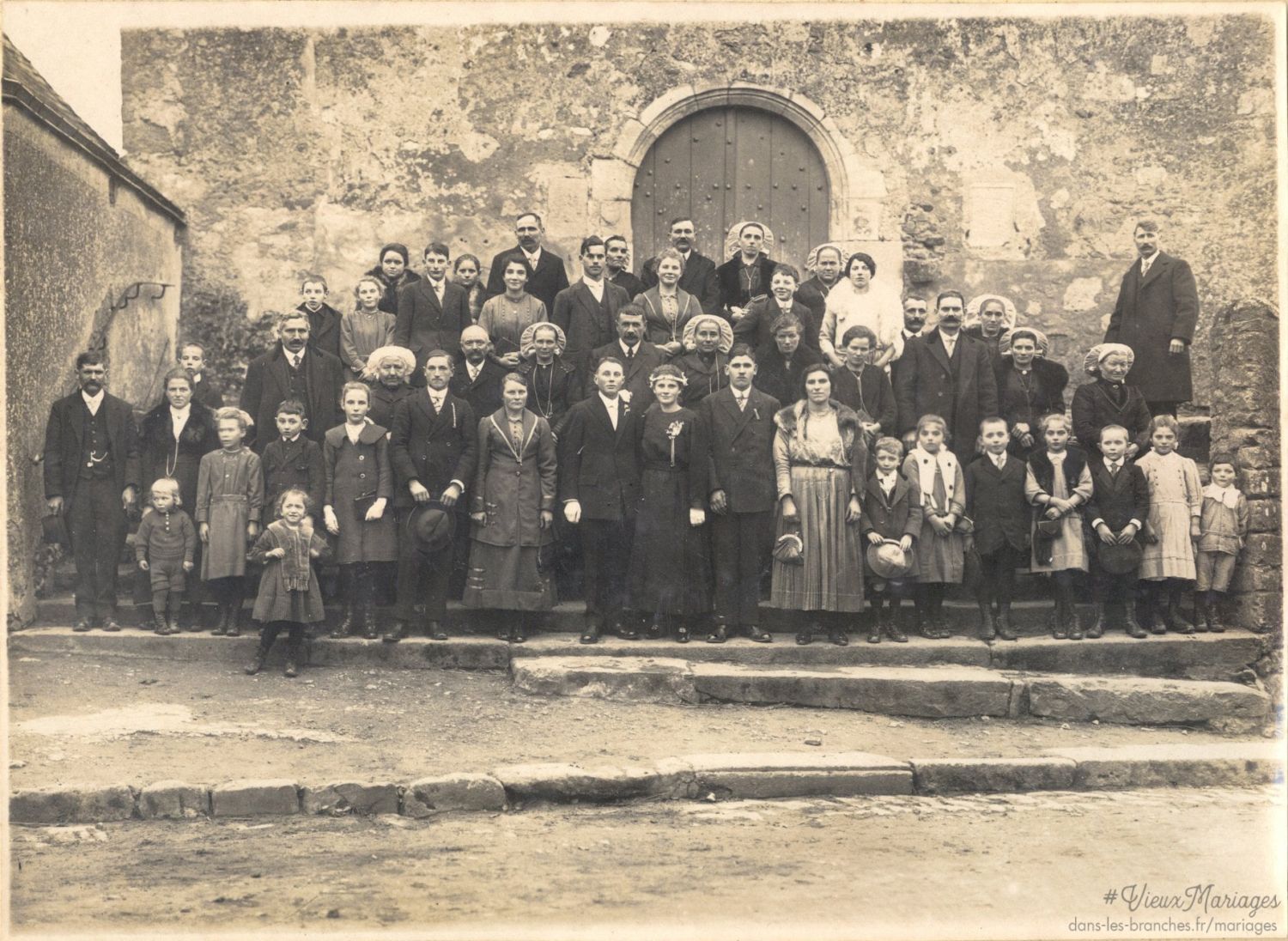 Mariés inconnus 1925 à Lombron (72)