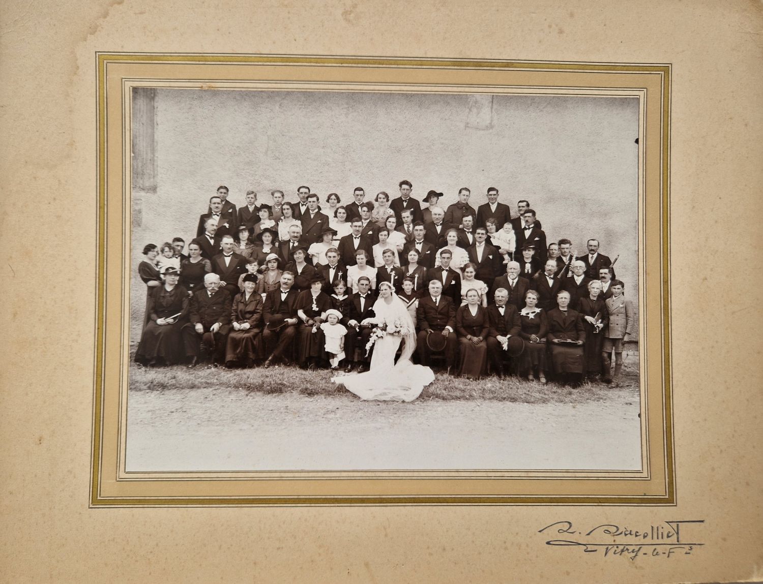 Mariés inconnus 1925 à Vitry-le-François (51)