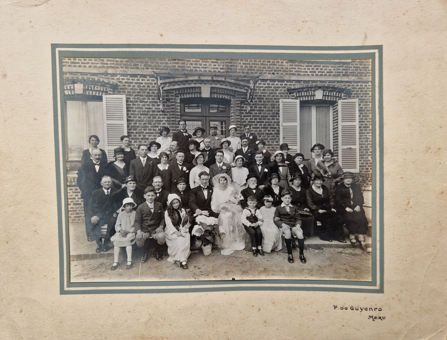 Mariés inconnus 1925 à Méru (60)