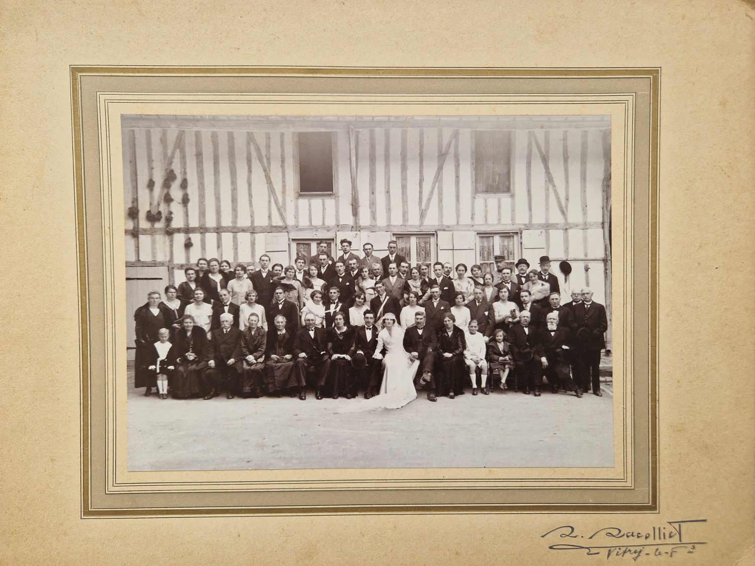 Mariés inconnus 1925 à Vitry-le-François (51)