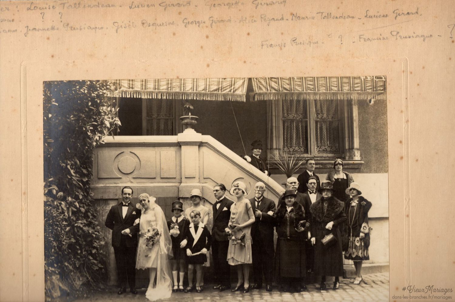 André PRUSIAQUE et Ernestine HERY 1927 à Saint-Herblain (44)