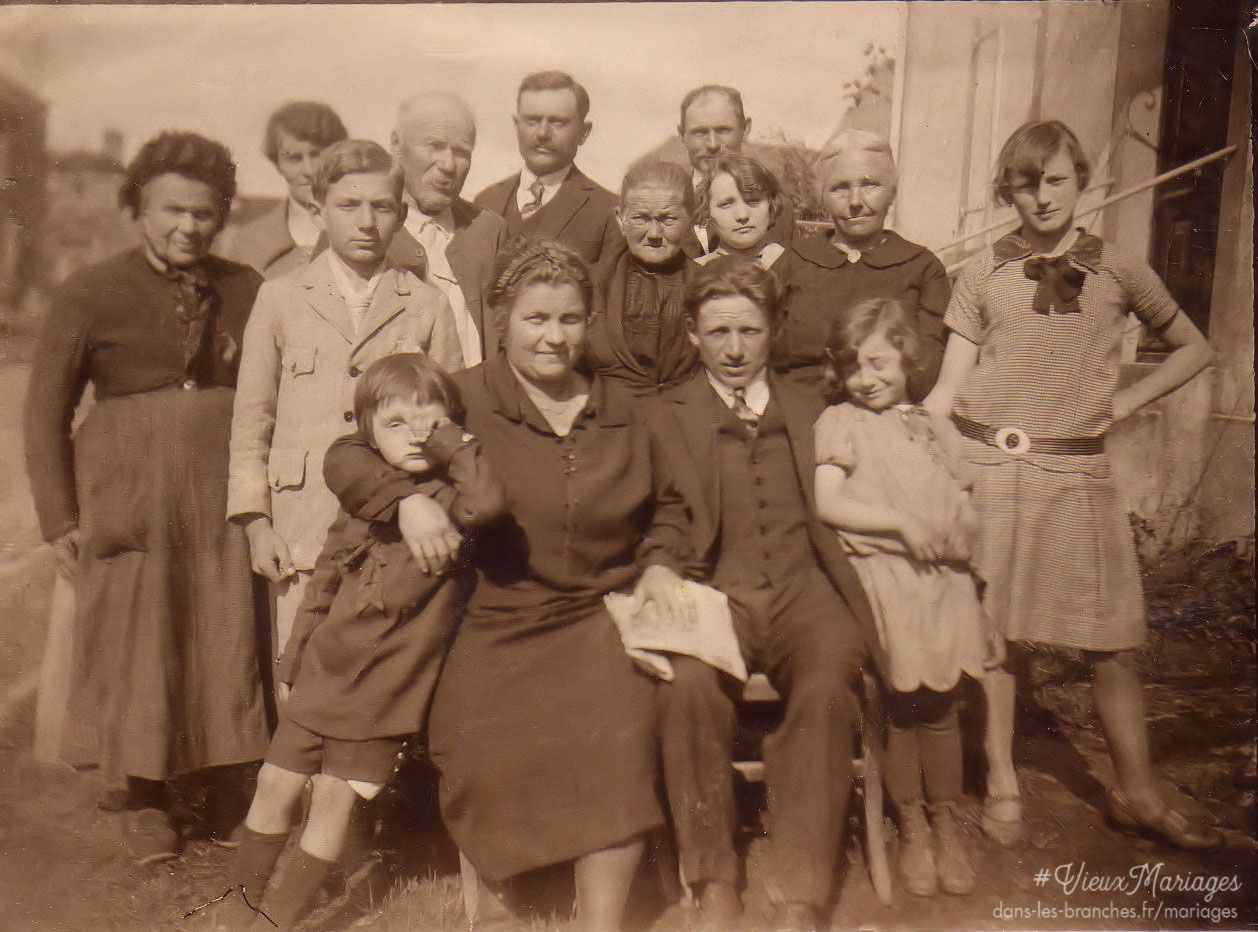 Antoine Marcel LEHMAMNN et Marie Léonie THERMINOT 1928 à Saulx (70)