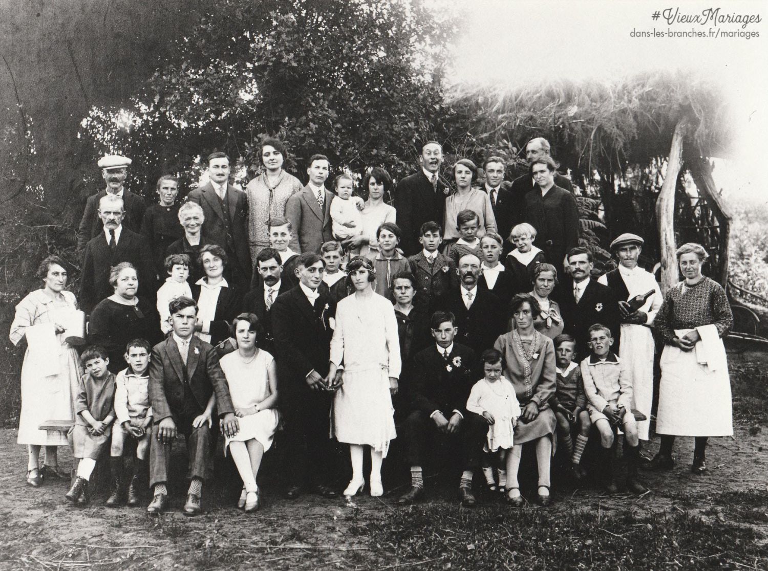 Armand BOUTTIER et Marie Louise PLESSIS 1929 à Saint-Gervais-en-Belin (72)