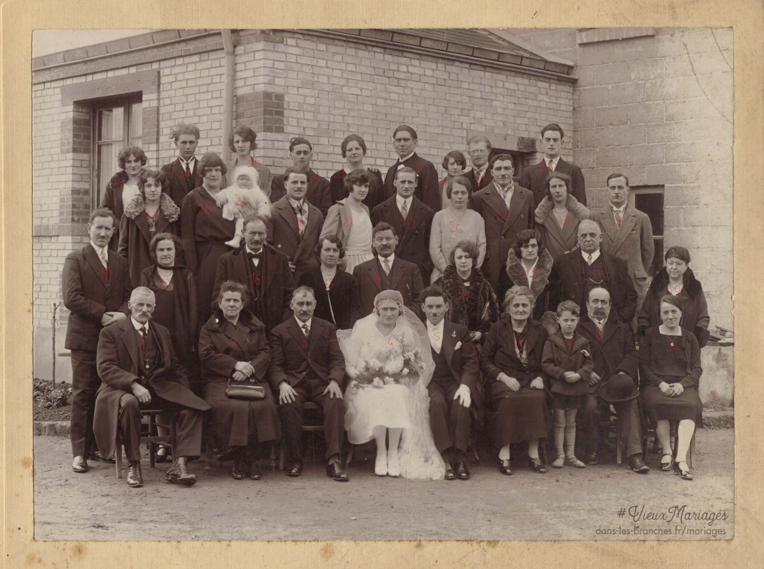 André HOUDET et Catherine SANTAG le 02/01/1930 à Tinqueux (51)