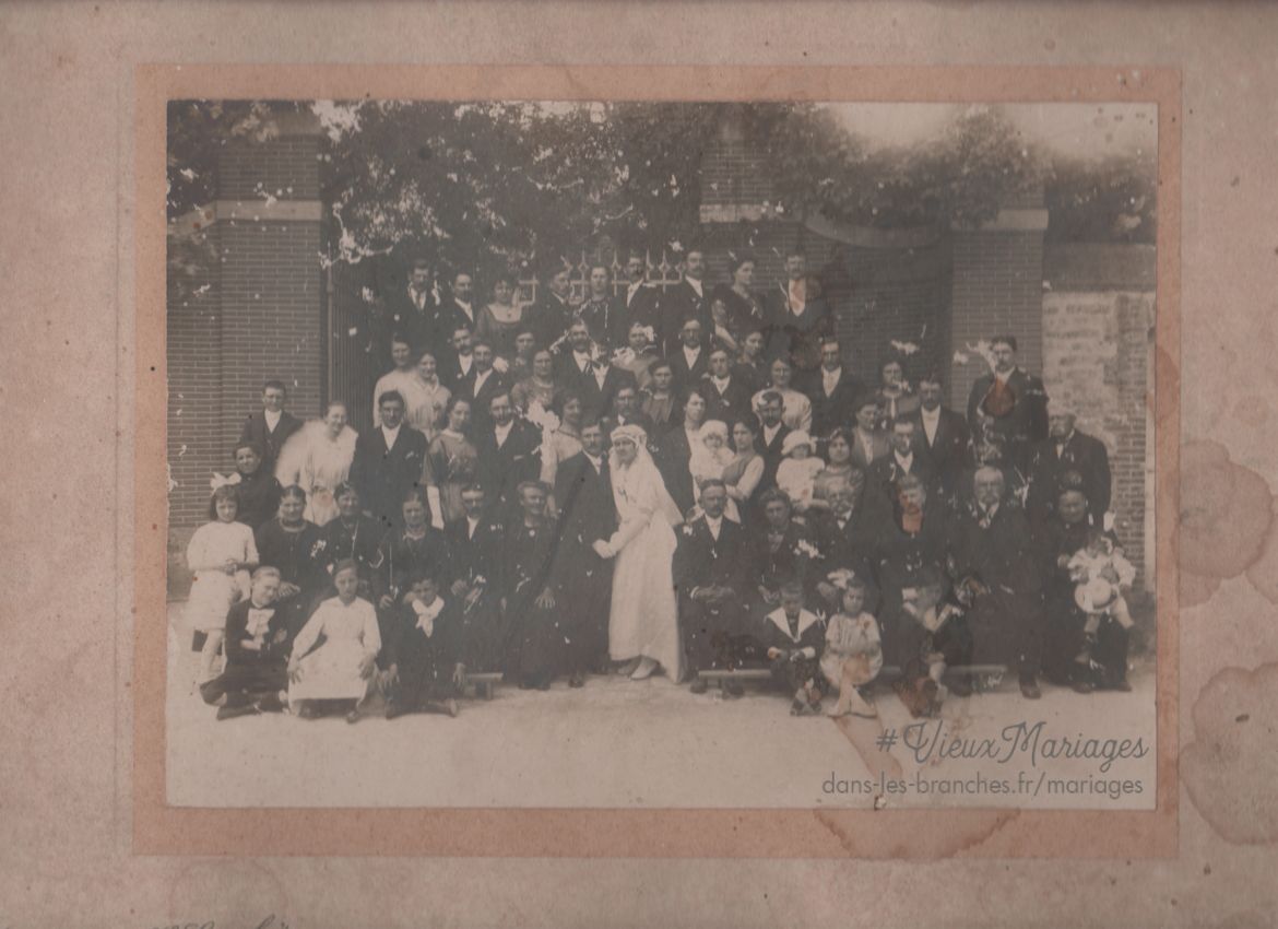 Mariés inconnus 1930 à Wambez (60)