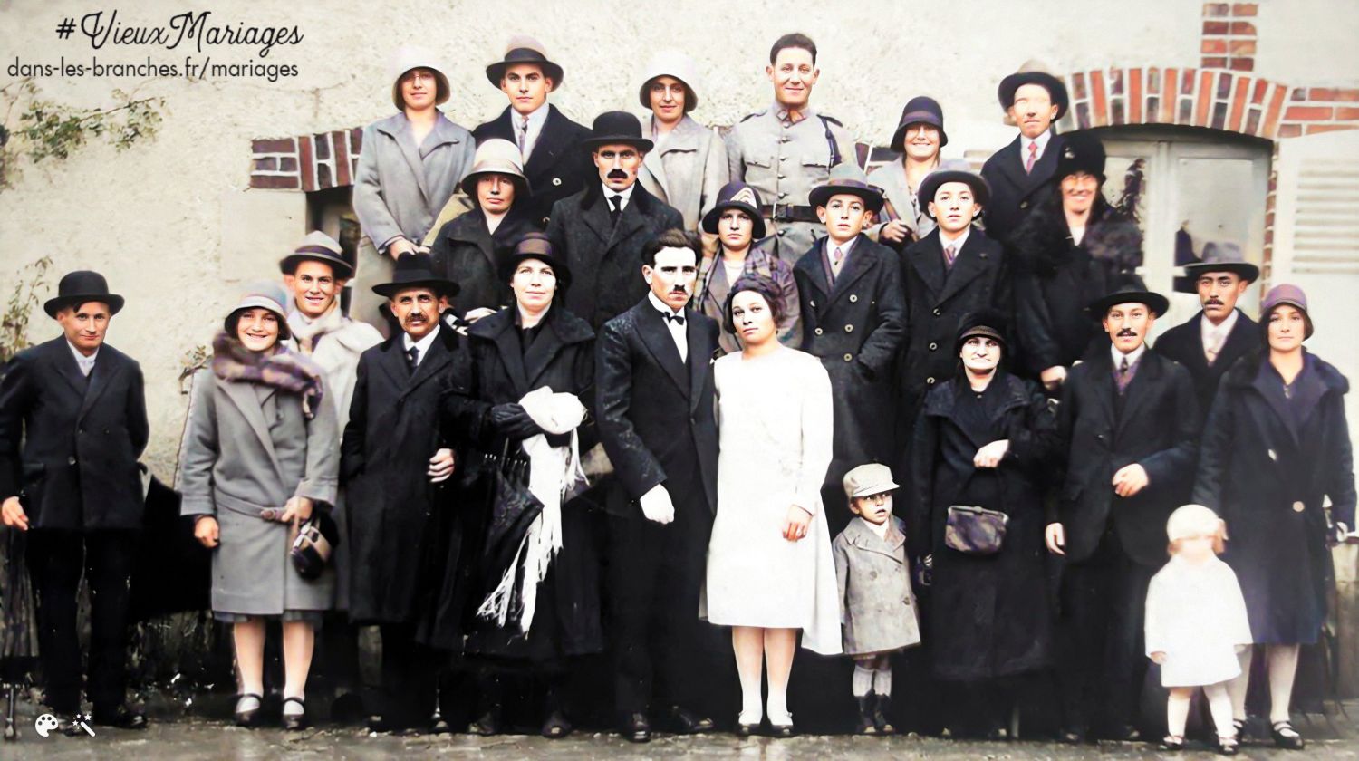 Mariés inconnus 1930 à vers Montbouy (45)