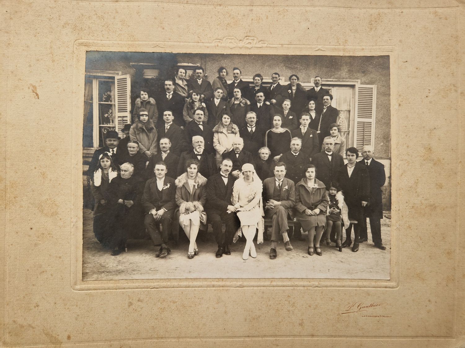 Mariés inconnus 1930 à La Chaussée-sur-Marne (51)