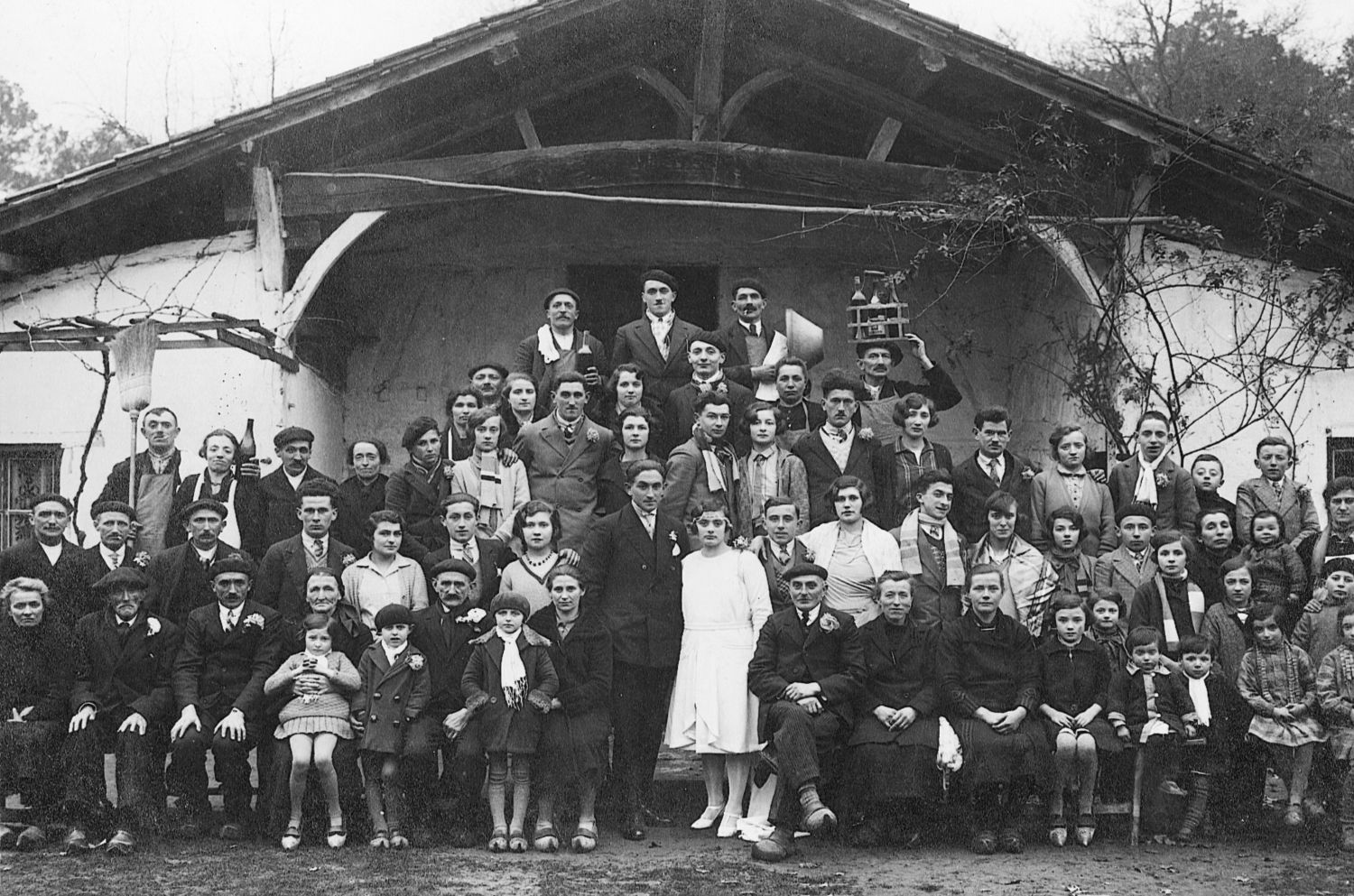 Pierre Paul HONTANS et Jeanne Yvonne DUPRAT 1930 à Luxey (40)