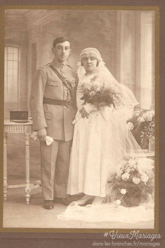 Alfred PINART et Marie Thérèse PASCAL le 06/04/1931 à Mons-en-Baroeul (59)