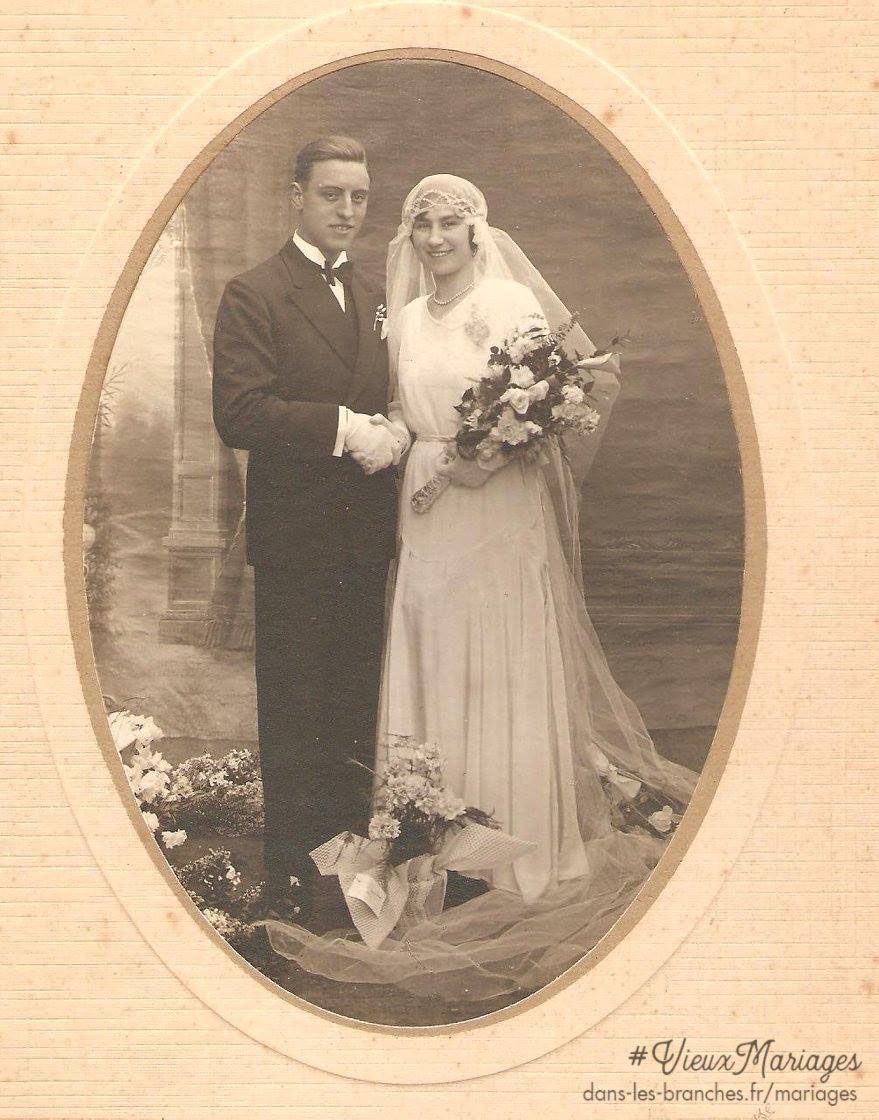 Charles PINART et Gabrielle HIRSCH 1932 à Mons-en-Baroeul (59)