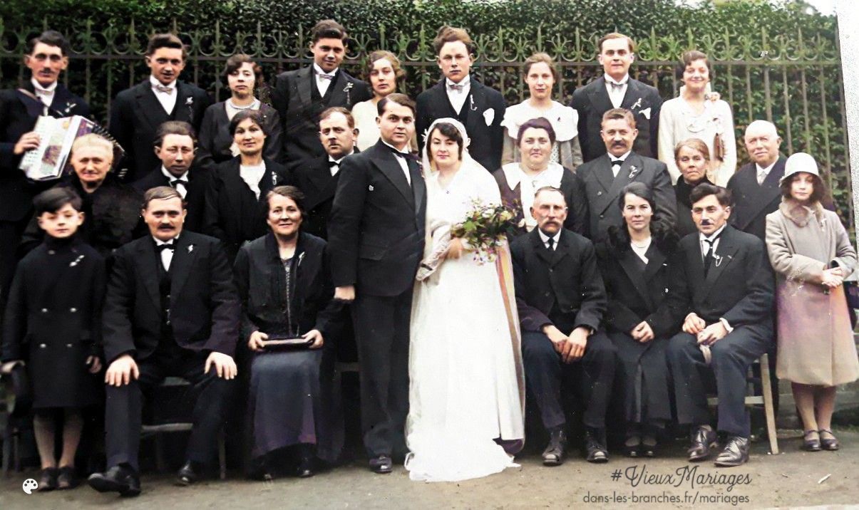 Raoul DECAEN et Rose Marie DUCHESNE le 02/08/1932 à Grainville (27)